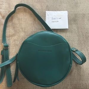 Brand New Peacock Large Circle Crossbody Bag